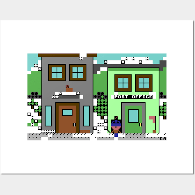 South Park PETSCII (C64) original artwork Wall Art by kadaga